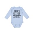 thumbnail image 1 of Inktastic Gigi Kisses Make Everything Better Boys or Girls Long Sleeve Baby Bodysuit, 1 of 5