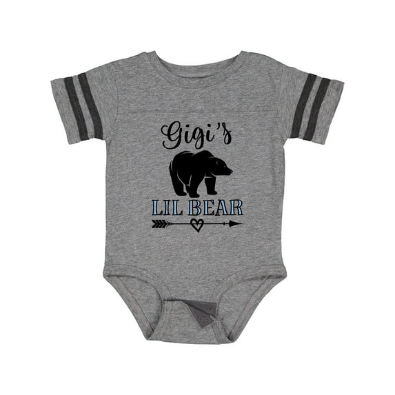 Inktastic Gigi Lil Bear Grandson Boys Baby Bodysuit