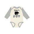 thumbnail image 1 of Inktastic Gigi Lil Bear Grandson Boys Long Sleeve Baby Bodysuit, 1 of 5