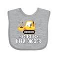thumbnail image 1 of Inktastic Gigi Little Digger Construction Truck Boys Baby Bib, 1 of 4