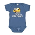 thumbnail image 1 of Inktastic Gigi Little Digger Construction Truck Boys Baby Bodysuit, 1 of 5