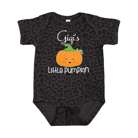 Inktastic Gigi Little Pumpkin Halloween Grandchild Boys or Girls Baby Bodysuit