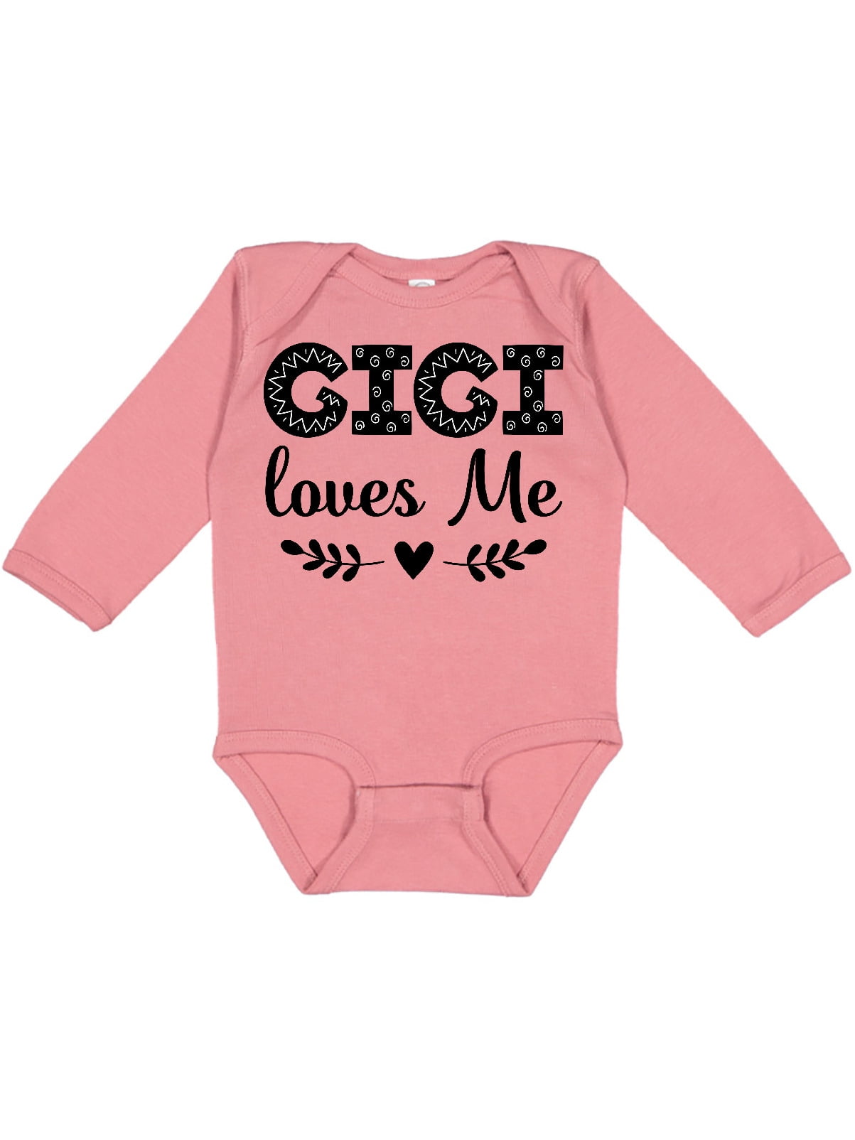 Inktastic Gigi Loves Me Baby Girl Clothes Girls Long Sleeve Baby