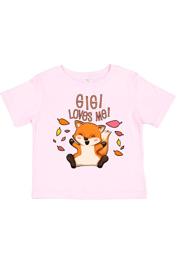 Gigi Loves Me- Cute Baby Fox Boys or Girls Toddler T-Shirt