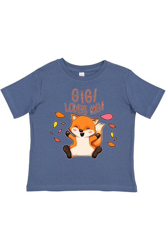 Gigi Loves Me- Cute Baby Fox Boys or Girls Toddler T-Shirt