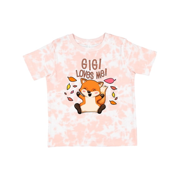 Inktastic Gigi Loves Me- Cute Baby Fox Boys or Girls Toddler T-Shirt