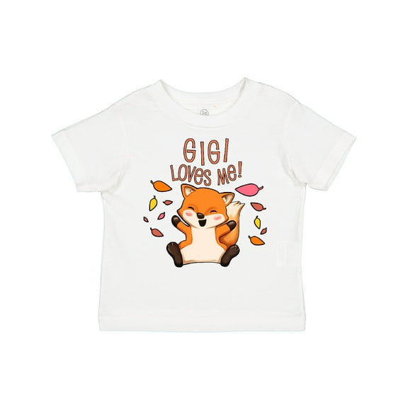Inktastic Gigi Loves Me- Cute Baby Fox Boys or Girls Toddler T-Shirt