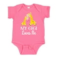 thumbnail image 1 of Inktastic Gigi Loves Me Girls Giraffe Granddaughter Girls Baby Bodysuit, 1 of 5