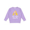 thumbnail image 1 of Inktastic Gigi Loves Me Girls Giraffe Granddaughter Toddler Sweatshirt, 1 of 4