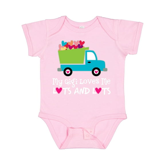 Inktastic Gigi Loves Me Grandchild Gift Boys Baby Bodysuit