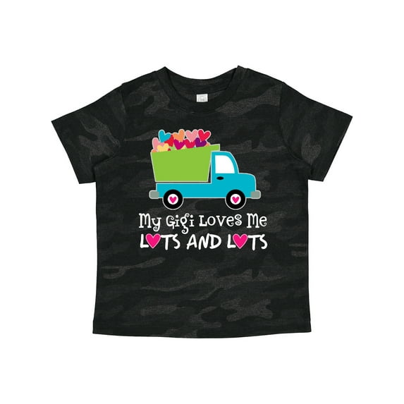 Inktastic Gigi Loves Me Grandchild Truck Boys Toddler T-Shirt