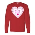 thumbnail image 1 of Inktastic Gigi Pink Valentine Hearts Long Sleeve T-Shirt, 1 of 5