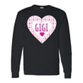 thumbnail image 1 of Inktastic Gigi Pink Valentine Hearts Long Sleeve T-Shirt, 1 of 5