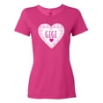 thumbnail image 1 of Inktastic Gigi Pink Valentine Hearts Women's T-Shirt, 1 of 5