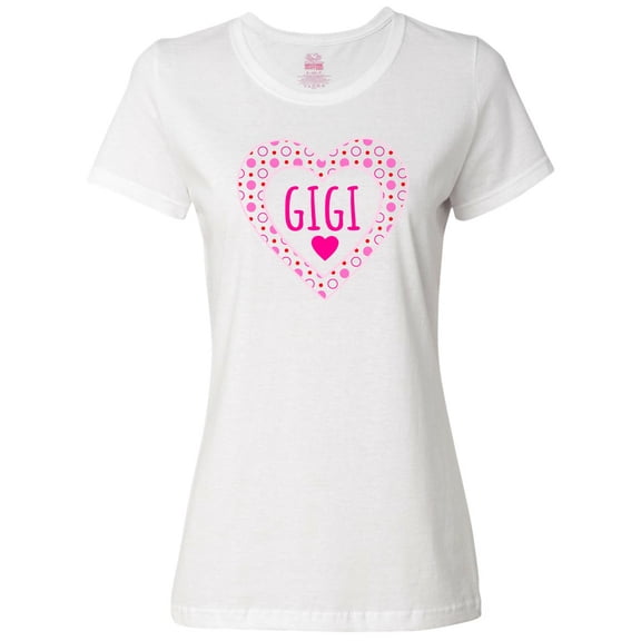 Inktastic Gigi Pink Valentine Hearts Women's T-Shirt