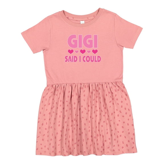 Inktastic Gigi Said I Could Funny Granddaughter Girls Girls Toddler Dress