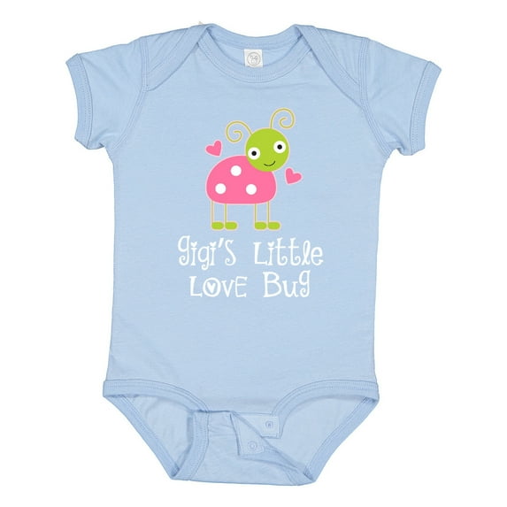 Inktastic Gigi Valentines Day Grandchild Ladybug Girls Baby Bodysuit