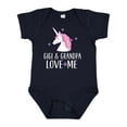 thumbnail image 1 of Inktastic Gigi and Grandpa Love Me Unicorn Grandchild Girls Baby Bodysuit, 1 of 5