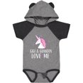 thumbnail image 1 of Inktastic Gigi and Grandpa Love Me Unicorn Grandchild Girls Baby Bodysuit, 1 of 5