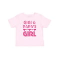thumbnail image 1 of Inktastic Gigi and Papa Girl Cute Granddaughter Girls Baby T-Shirt, 1 of 5