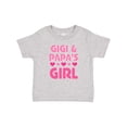 thumbnail image 1 of Inktastic Gigi and Papa Girl Cute Granddaughter Girls Baby T-Shirt, 1 of 5