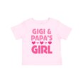 thumbnail image 1 of Inktastic Gigi and Papa Girl Cute Granddaughter Girls Toddler T-Shirt, 1 of 5
