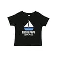 thumbnail image 1 of Inktastic Gigi and Papa Love Me Boys Grandson Boys Baby T-Shirt, 1 of 5