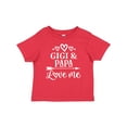 thumbnail image 1 of Inktastic Gigi and Papa Love Me Boys or Girls Baby T-Shirt, 1 of 5