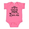 thumbnail image 1 of Inktastic Gigi and Papa Love Me Girls Baby Bodysuit, 1 of 5