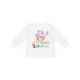 thumbnail image 1 of Inktastic Gigi and Papaw Love Me Grandchild Boys or Girls Long Sleeve Toddler T-Shirt, 1 of 5