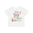 thumbnail image 1 of Inktastic Gigi and Papaw Love Me Grandchild Boys or Girls Toddler T-Shirt, 1 of 5