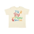 thumbnail image 1 of Inktastic Gigi and Papaw Love Me Grandchild Boys or Girls Toddler T-Shirt, 1 of 5