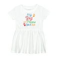 thumbnail image 1 of Inktastic Gigi and Papaw Love Me Grandchild Girls Baby Dress, 1 of 5