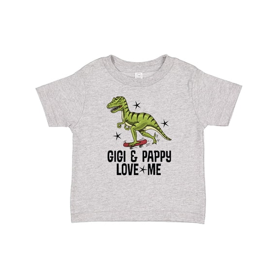 Inktastic Gigi and Pappy Love Me Grandson Boys Baby T-Shirt