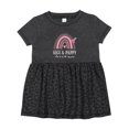thumbnail image 1 of Inktastic Gigi and Pappy Love Me Rainbow Girls Baby Dress, 1 of 5
