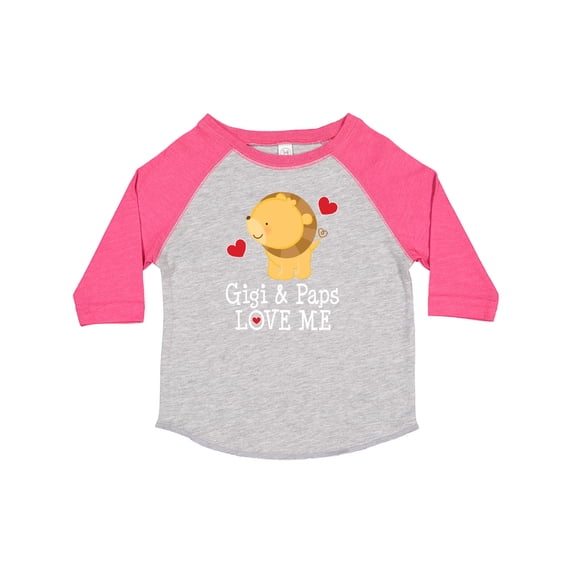 Inktastic Gigi and Paps Love Me Grandson Lion Boys Toddler T-Shirt