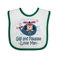 thumbnail image 1 of Inktastic Gigi and Pawpaw Love Me Boys Baby Bib, 1 of 4