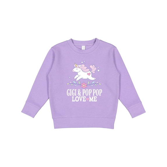 Inktastic Gigi and Pop Pop Unicorn Toddler Sweatshirt