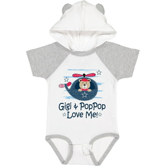 Inktastic Gigi and PopPop Love Me Boys Baby Bodysuit