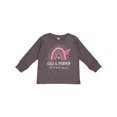thumbnail image 1 of Inktastic Gigi and Poppop Love Me Rainbow Girls Long Sleeve Toddler T-Shirt, 1 of 5