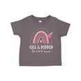 thumbnail image 1 of Inktastic Gigi and Poppop Love Me Rainbow Girls Toddler T-Shirt, 1 of 5