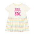 thumbnail image 1 of Inktastic Gigi and Poppop Girl Cute Valentine Girls Baby Dress, 1 of 5