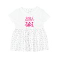 thumbnail image 1 of Inktastic Gigi and Poppop Girl Cute Valentine Girls Baby Dress, 1 of 5