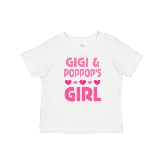 Inktastic Gigi and Poppop Girl Cute Valentine Girls Baby T-Shirt