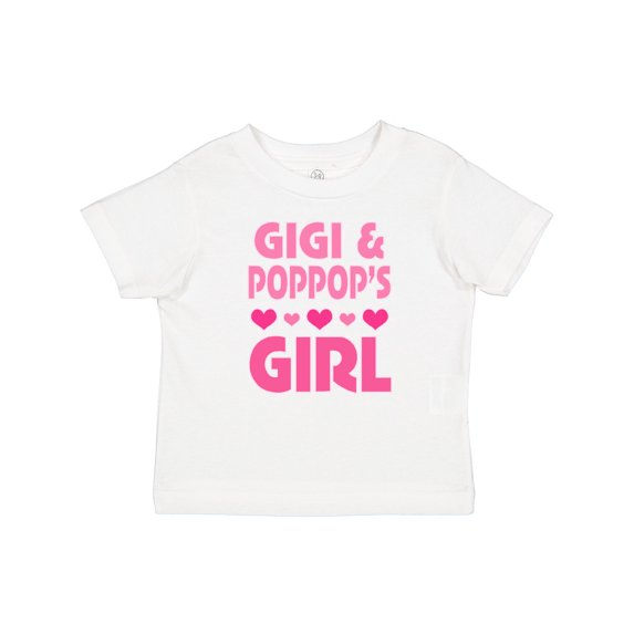 Inktastic Gigi and Poppop Girl Cute Valentine Girls Baby T-Shirt
