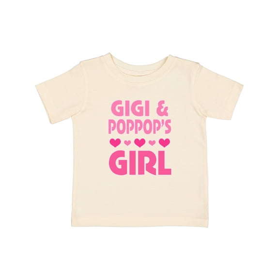 Inktastic Gigi and Poppop Girl Cute Valentine Girls Baby T-Shirt