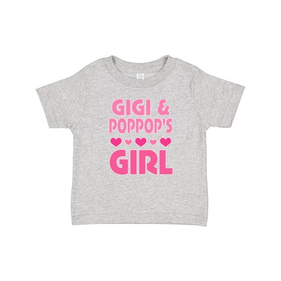 Inktastic Gigi and Poppop Girl Cute Valentine Girls Baby T-Shirt