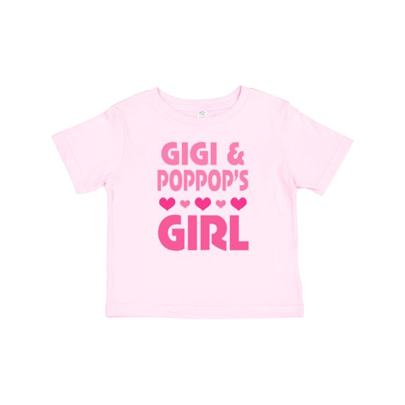 Inktastic Gigi and Poppop Girl Cute Valentine Girls Baby T-Shirt