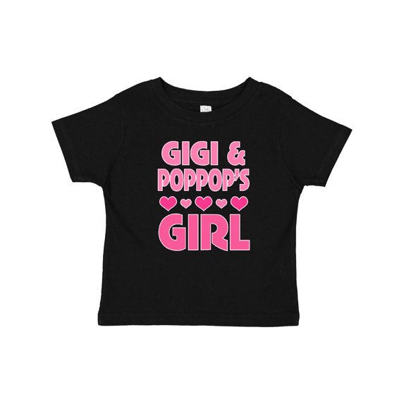 Inktastic Gigi and Poppop Girl Cute Valentine Girls Baby T-Shirt