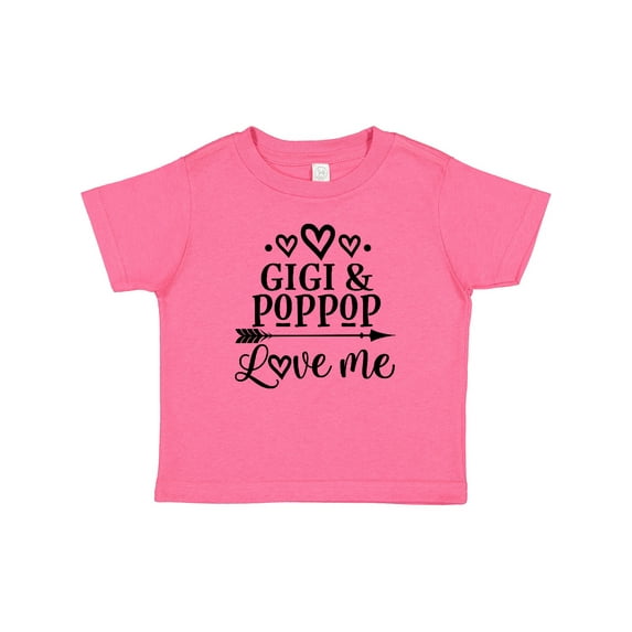 Inktastic Gigi and Poppop Love Me Girls Baby T-Shirt